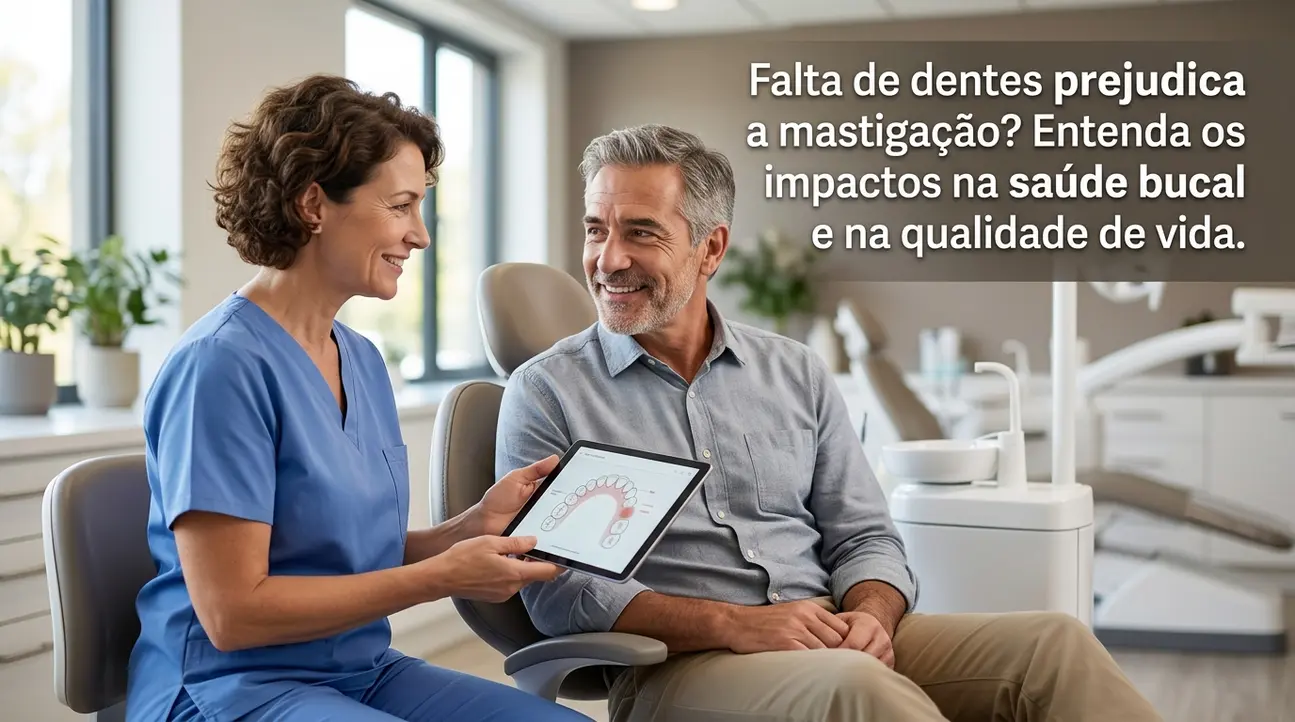 falta de dentes prejudica a mastigação avaliação odontologica