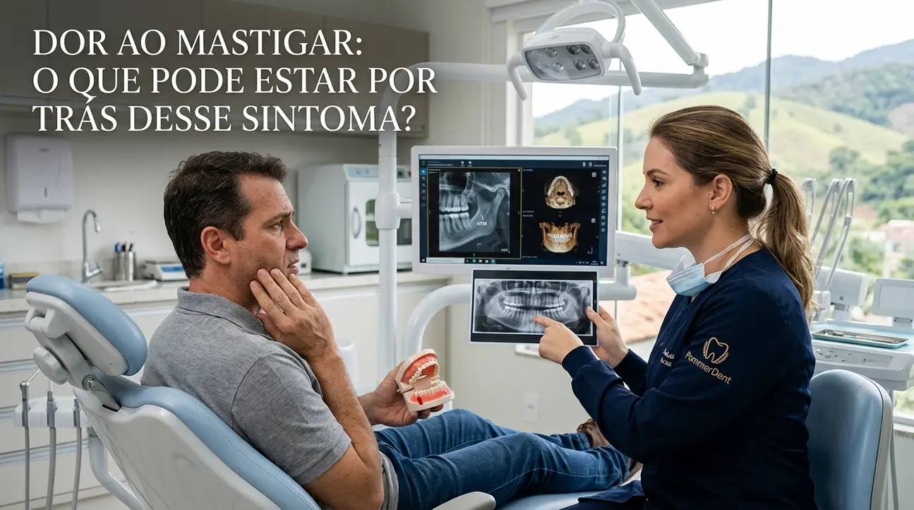 dor ao mastigar avaliação odontológica