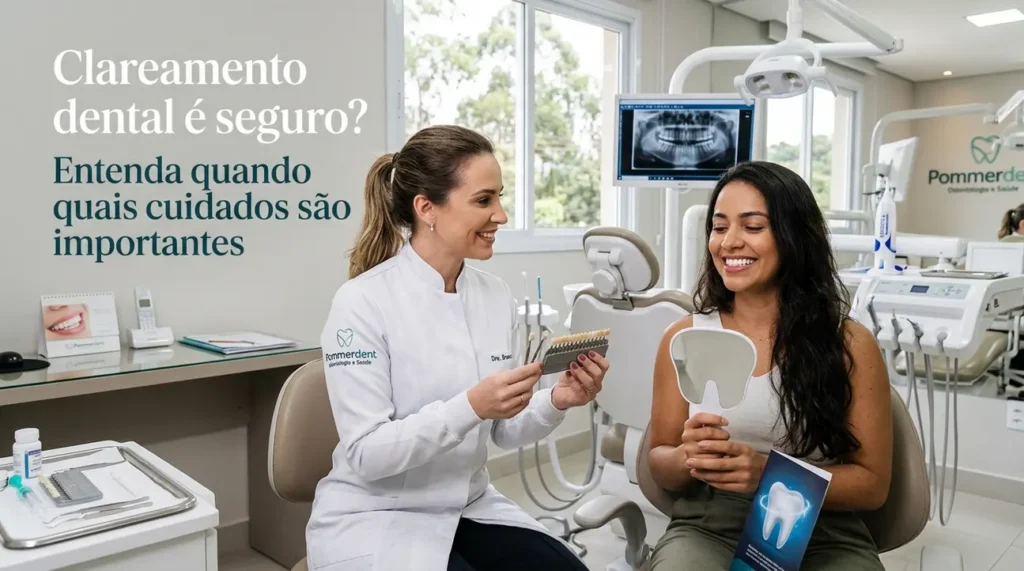 clareamento dental em Pommerdent: avaliação e cuidados